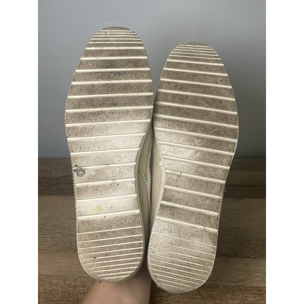 Verbenas Slip On Nuria Loafers Women's US 7.5 White Leather Casual Shoe Spain - Picture 5 of 8